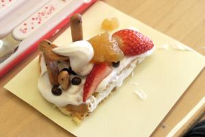 ケーキづくり