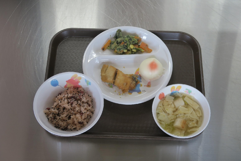 お赤飯が出ました！