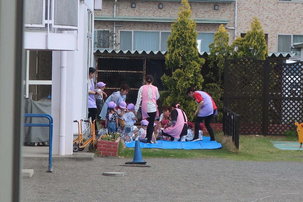 火災避難訓練でした！